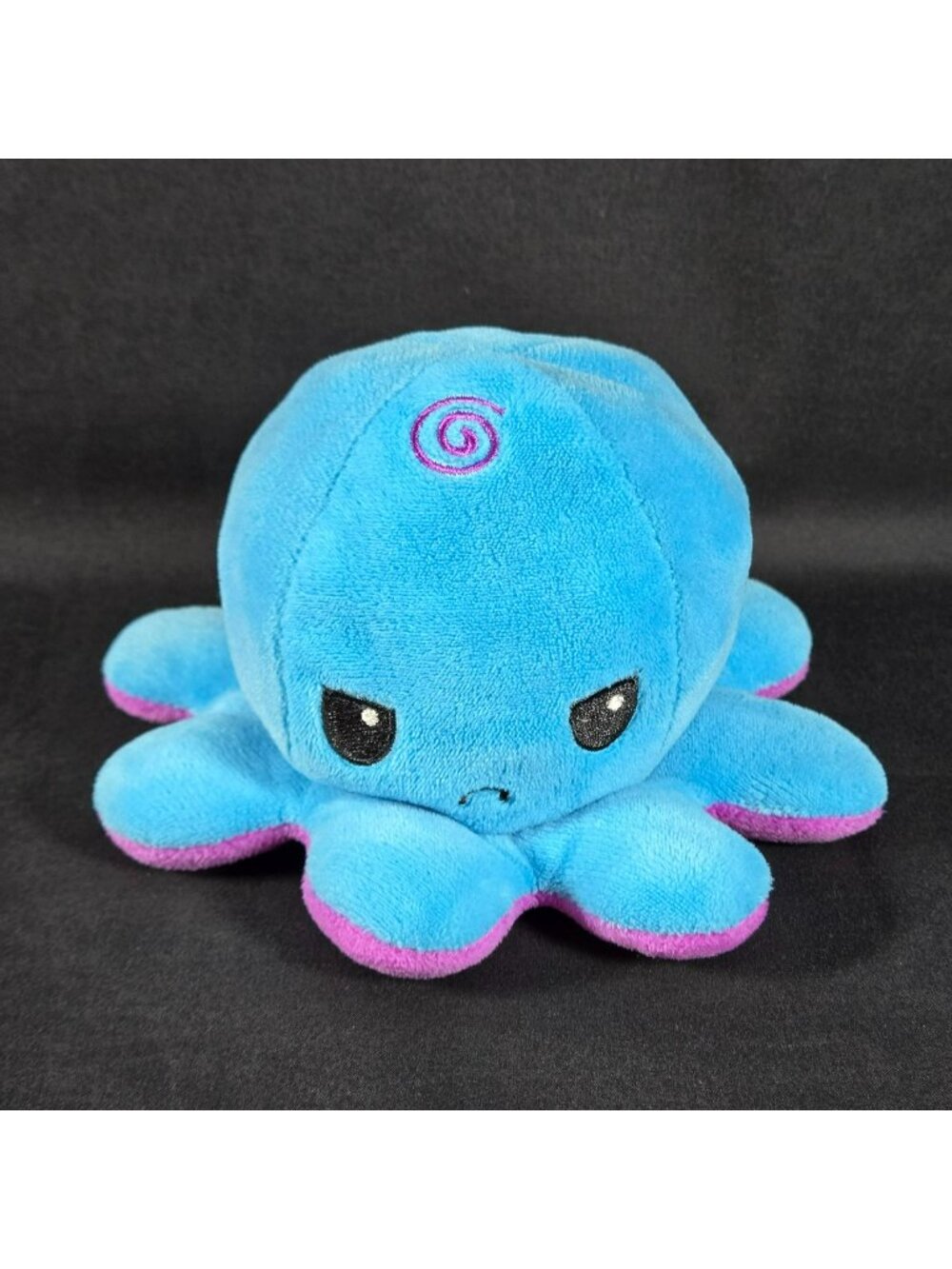 Teeturtle Reversible Octopus Plushie Pink + Blue Two-Sided Flip Plush Toy Mood